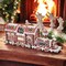19.5" Lighted Gingerbread Train: Festive Christmas Decoration with Illuminated Details